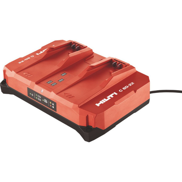 C 8-22 Dual-Bay Battery Charger